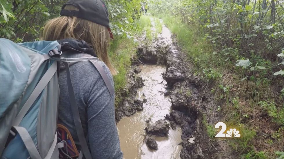 Due to recent rains the "hall of death" was even more treacherous than usual.