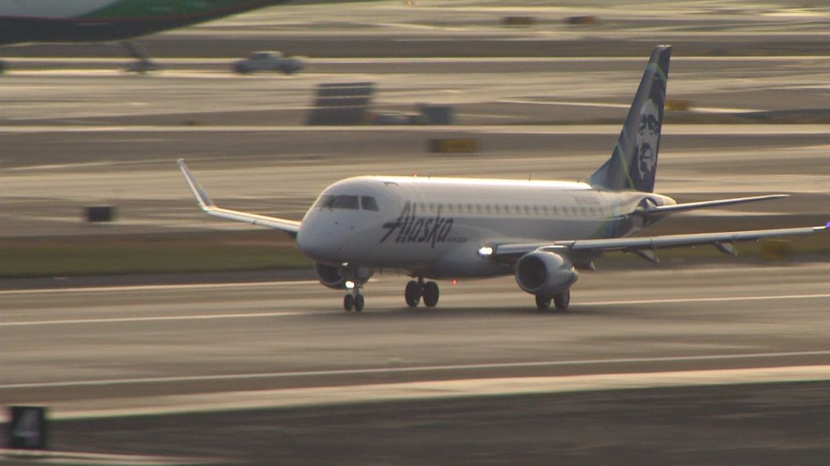 One of 30 E-175 regional jets flown by Horizon Air to Bristol Bay communities