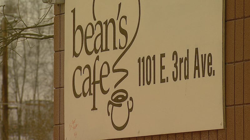 Bean's Cafe sign