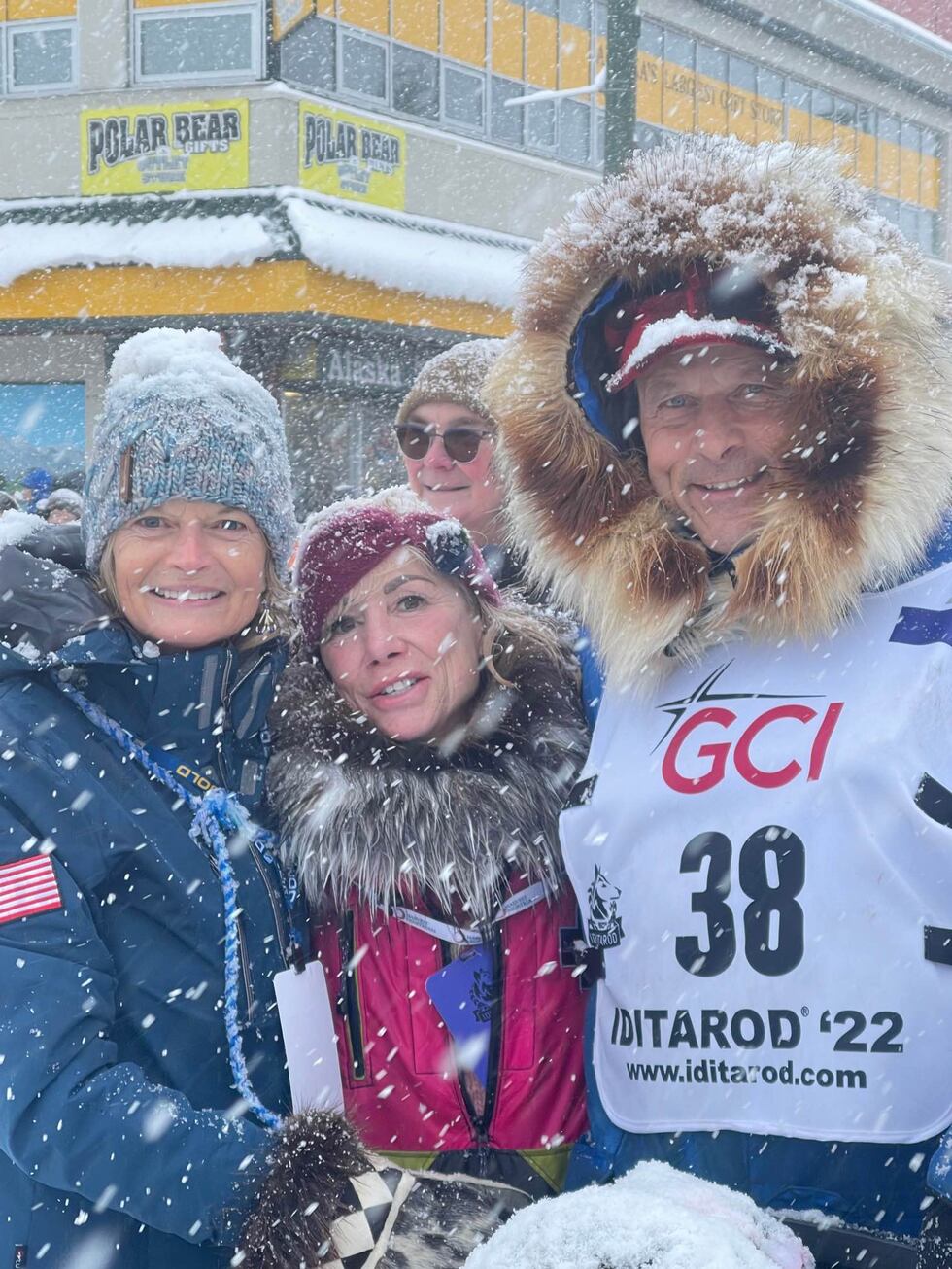 (from left to right) U.S. Senator Lisa Murkowski, former Iditarod musher DeeDee Jonrowe and...