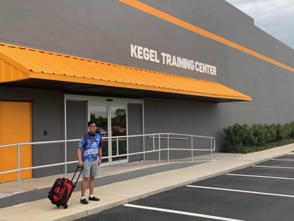 A young Alyias Sargento stands in front of the Kegel Training Center in Lake Wales, Florida...
