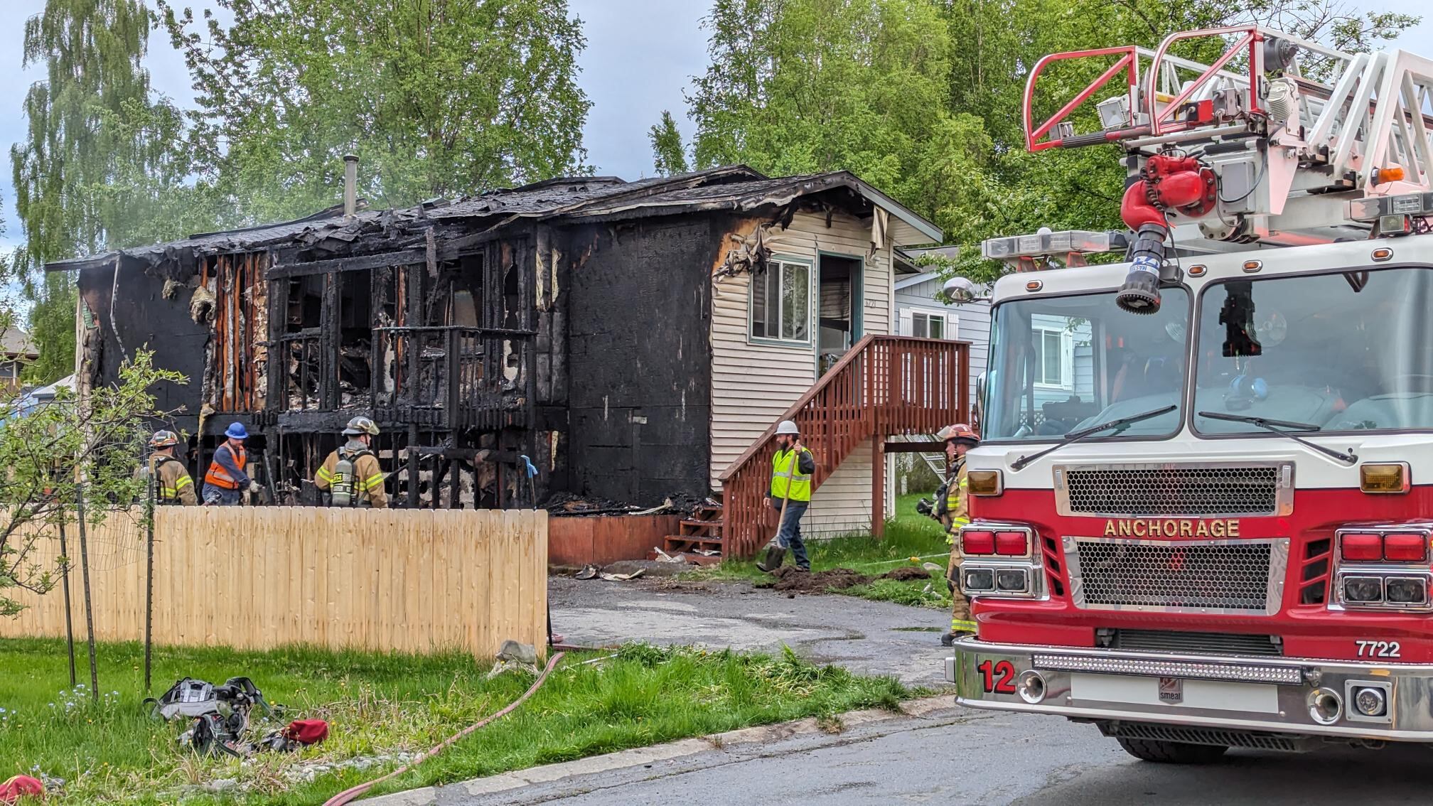 Firefighter hurt in Abbott Loop house fire call, AFD says - Vimarsana News