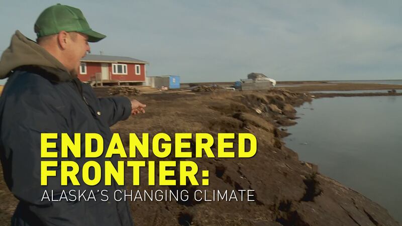 Andrew John points out the areas of town that have been lost to riverbank erosion. Among them:...