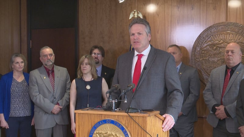 With one week left until the regular session ends, Gov. Mike Dunleavy unveiled a proposal to...
