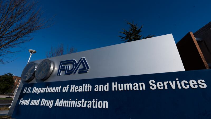 In this Dec. 10, 2020 file photo, Food and Drug Administration building is shown in Silver...
