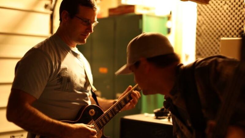 Paul Winter, shown during a band rehearsal. Photo courtesy Mike Stewart.
