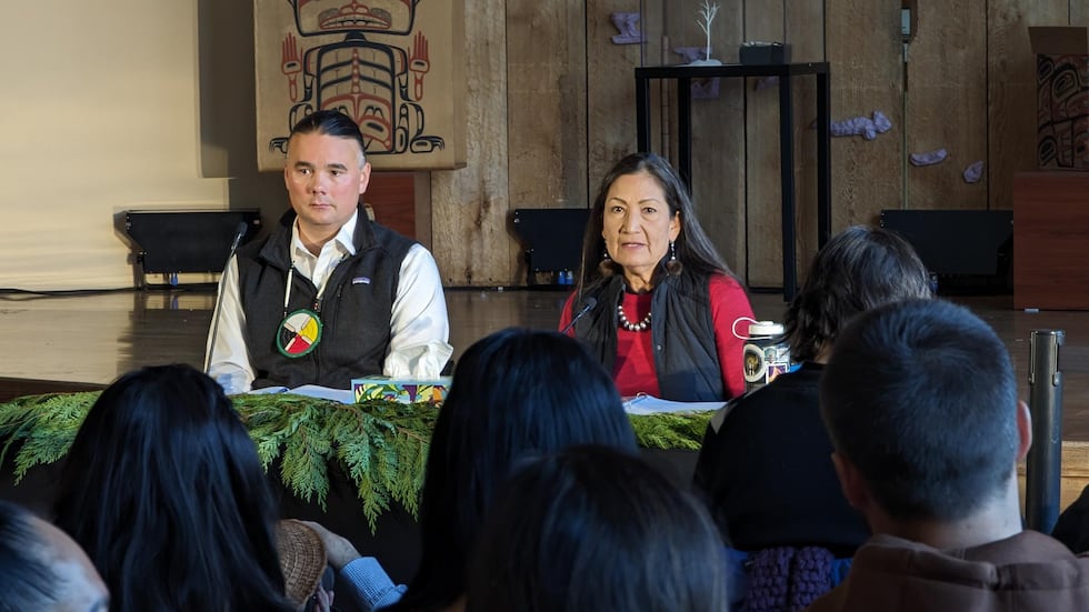 Sec. Deb Haaland in Anchorage