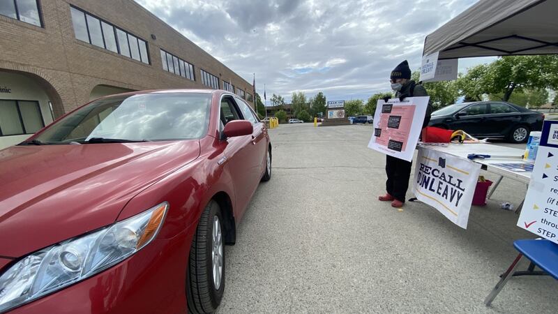 Recall Dunleavy trials drive-thru signature-gathering events in Fairbanks and Anchorage....