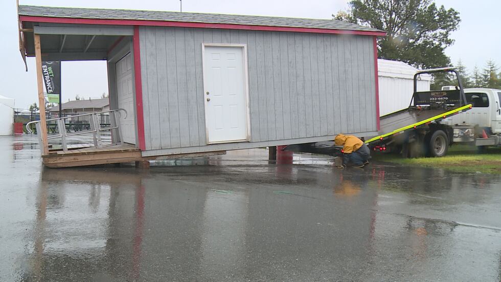Crews were working around the clock Thursday to finalize fair preparations.