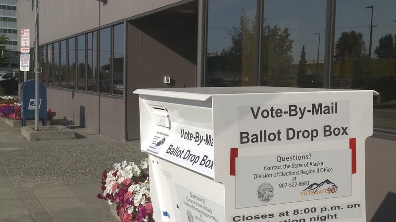 Absentee ballots can be mailed or dropped off at secure drop boxes throughout Anchorage.