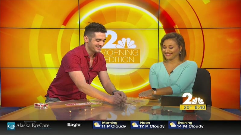 Illusionist, Landon Swank on the Morning Edition.