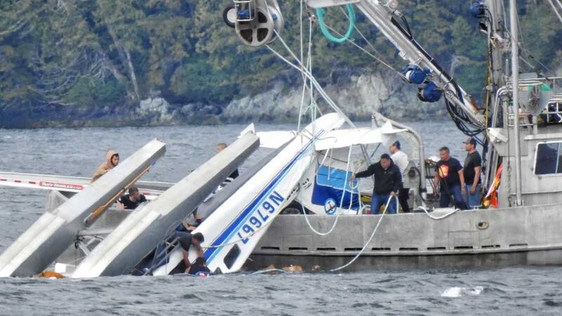 Metlakatla Float Plane Crash Courtesy: Aerial Leask